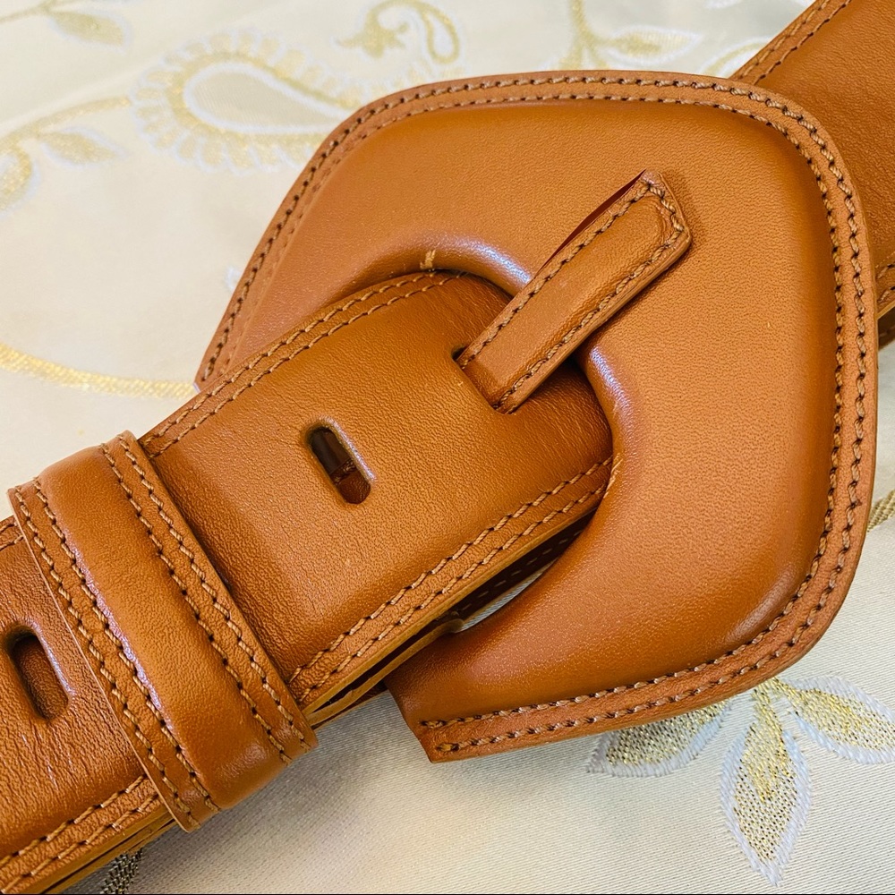 Zimmermann Tan Leather Buckle Belt